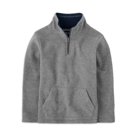The Children's Place Half Zip Fleece Pullover Athletic Jacket Top Pocket Large - Picture 1 of 7
